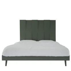 Letto Minimalista V Alto in Legno Verde