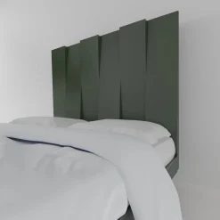 Letto Minimalista V Alto in Legno Verde