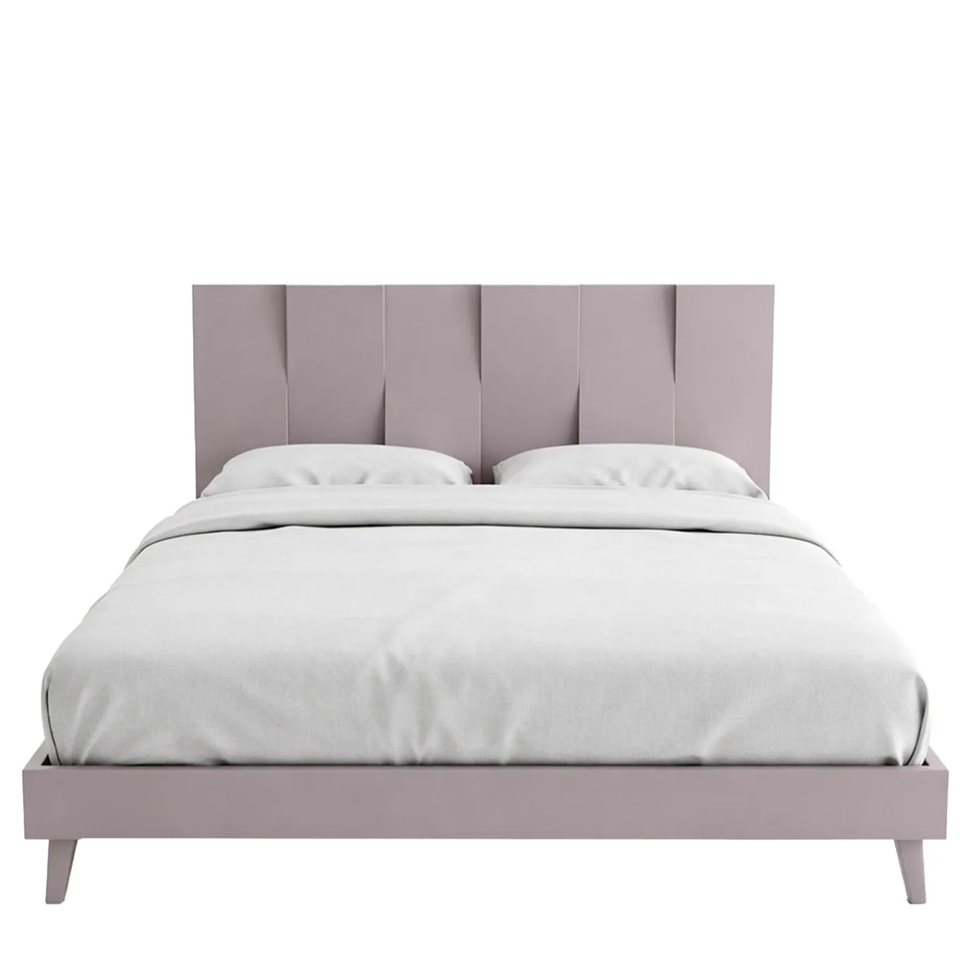 Letto minimalista V in legno rosa