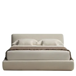 Letto Naxos in Tessuto Bianco
