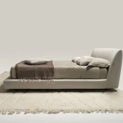 Letto NAXOS 905 in Tessuto Bianco