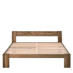 Letto Queen Size Plinio in Rovere Massello di Mario Prandina