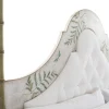 Letto Roma Apple Green Bamboo con felci e farfalle