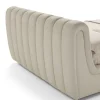 Letto Scervino 1909 in pelle bianca con contenitore
