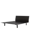 Letto Sottiletto in Rovere Nero di Patrizia Bertolini