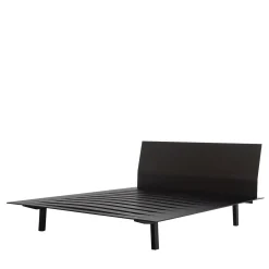 Letto Sottiletto in Rovere Nero di Patrizia Bertolini
