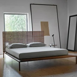 Letto Twine in Noce Canaletto di Matteo Thun & Antonio Rodriguez
