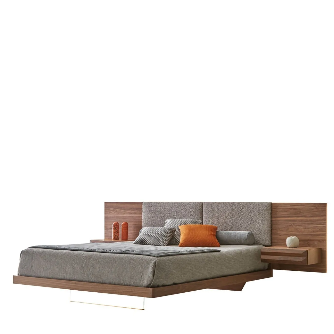 Letto York in Noce Canaletto