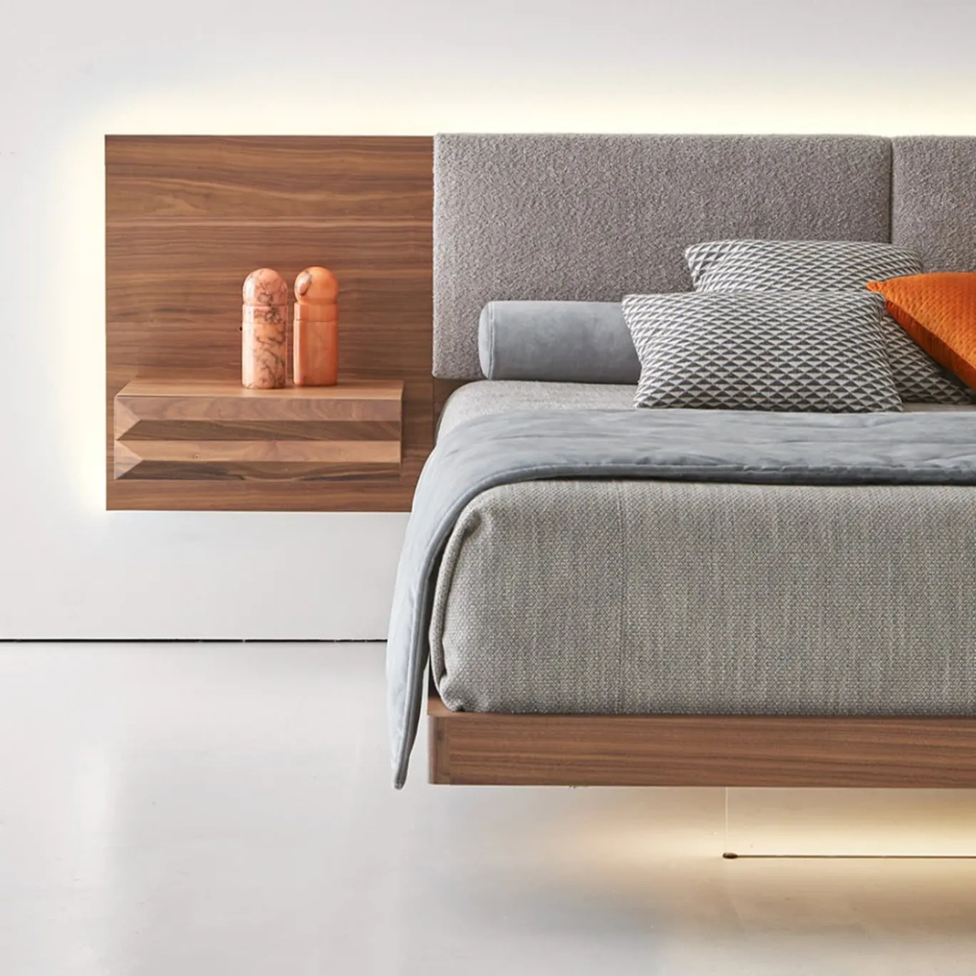 Letto York in Noce Canaletto