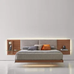 Letto York in Noce Canaletto