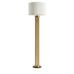 L049/F Lampada da terra con base in marmo di Marquina