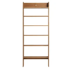 Libreria a Muro Shelf Media in Rovere Marrone di Mario Prandina