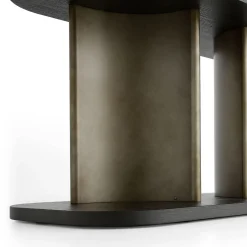 Libreria Bassa Parentesi in Rovere Bronzo