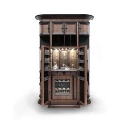 Libreria con mobile bar