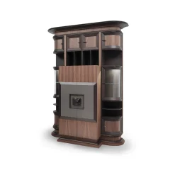 Libreria con mobile bar