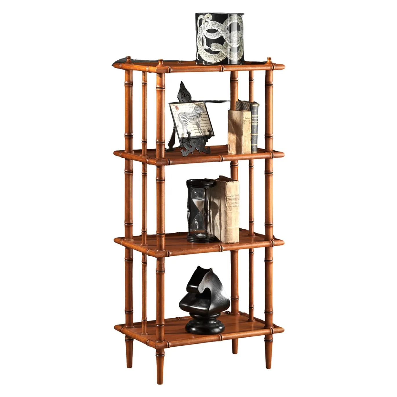 Libreria Etagere Hemingway in finto bambù