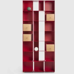 Libreria Fit in Ottone Rosso di Marc Sadler