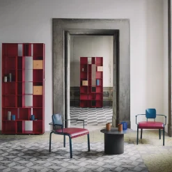 Libreria Fit in Ottone Rosso di Marc Sadler