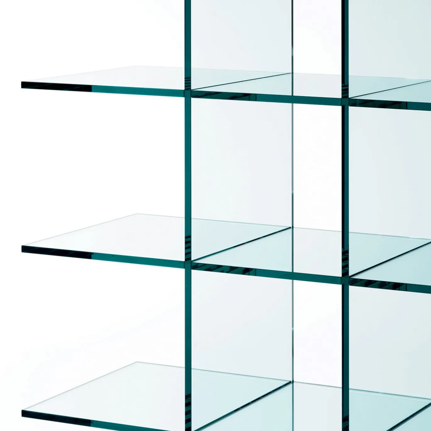 Libreria Glass Shelves #1 (1976) di Shiro Kuramata