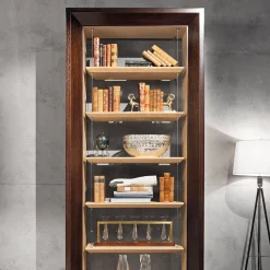 Libreria in legno di quercia