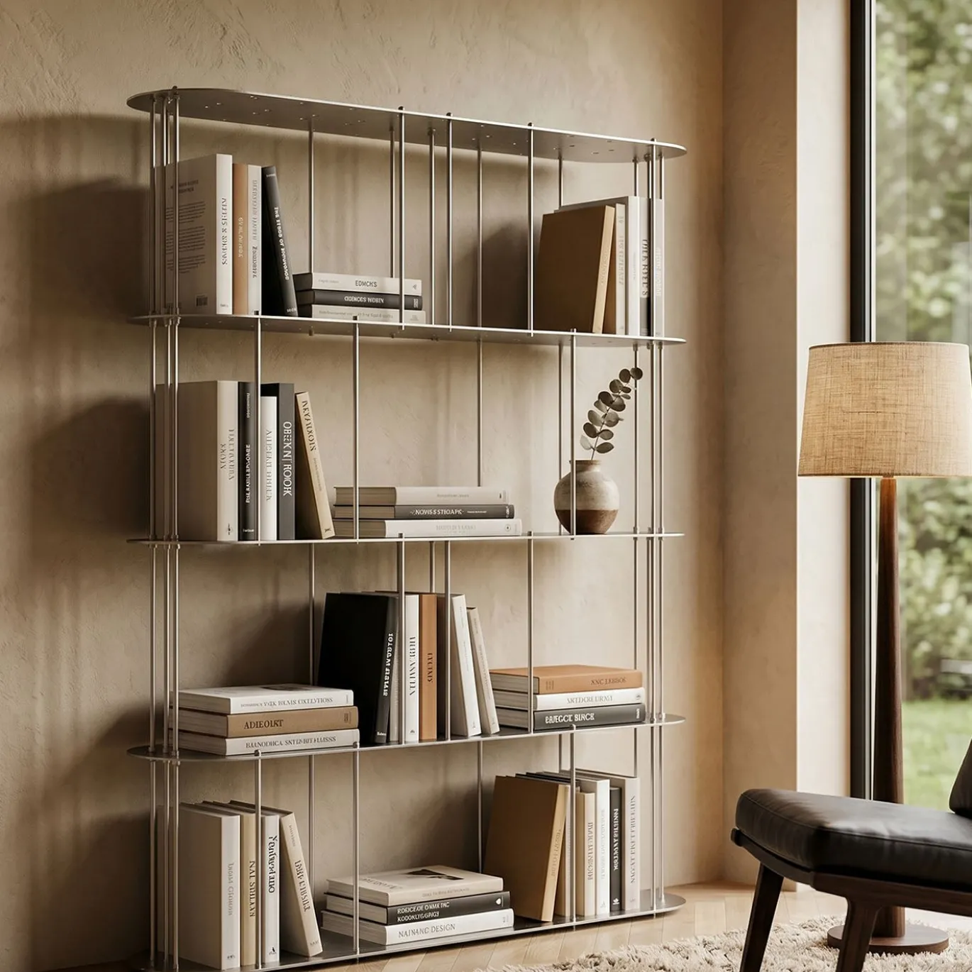 Libreria Lockwerk 02 in acciaio