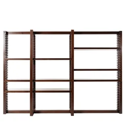 Libreria Modulare in Legno Marrone