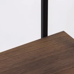 Libreria Obsidium in noce e ferro nero