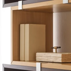 Libreria rettangolare in legno di faggio marrone