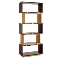 Libreria rettangolare in legno di faggio marrone
