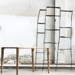 Libreria S_Bookshelf in Ferro Battuto Nero