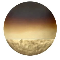Light&Shade 60 Lampada da parete in ottone di Adele Martelli
