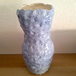 Lissa Vaso in Ceramica Azzurro