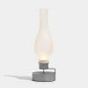 LLD01 Lampada da tavolo da esterno in vetro satinato