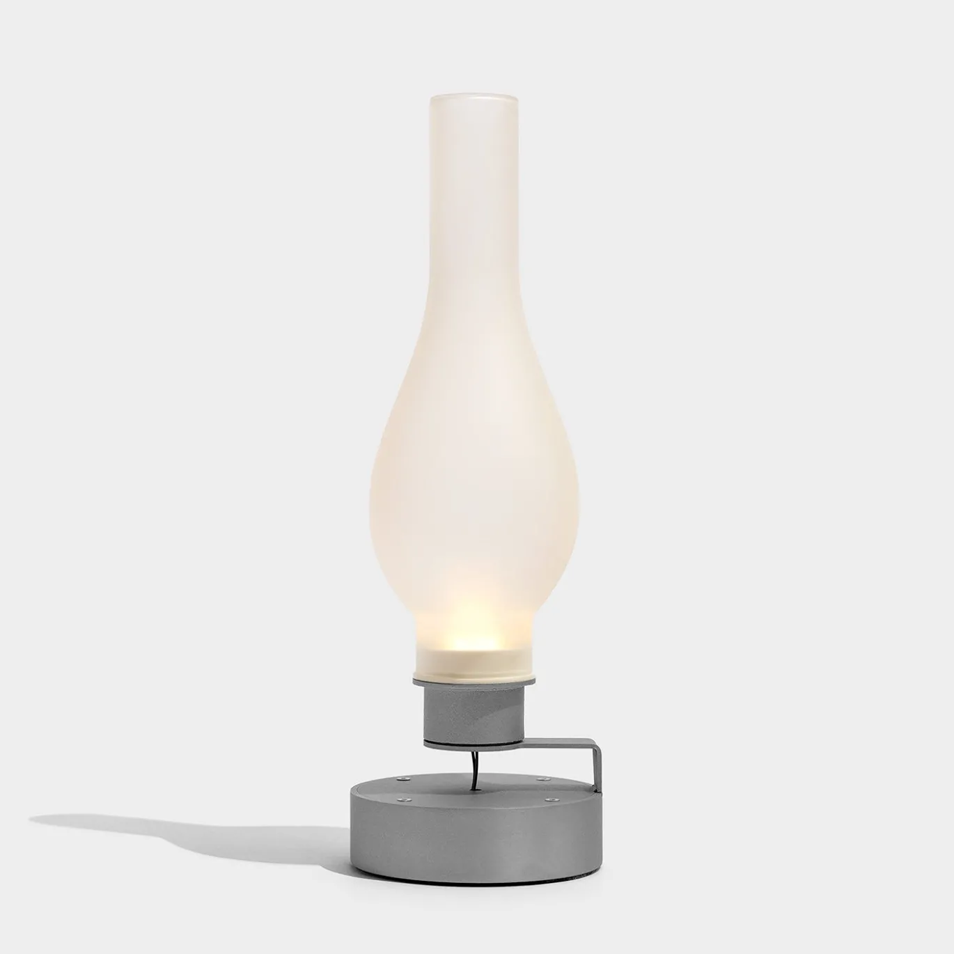 LLD01 Lampada da tavolo da esterno in vetro satinato