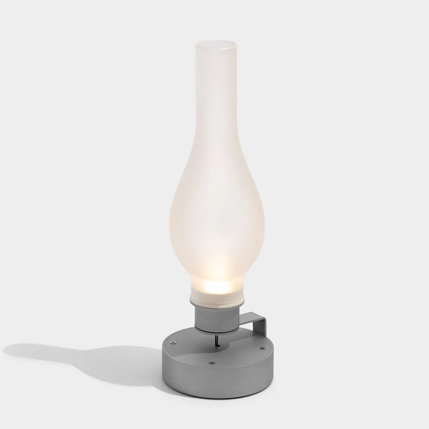 LLD01 Lampada da tavolo da esterno in vetro satinato