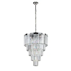 1484 -10 Luci Lampada a sospensione cromata