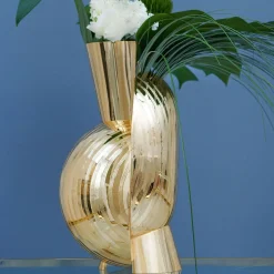 Lumaca Vaso d'oro con bordo