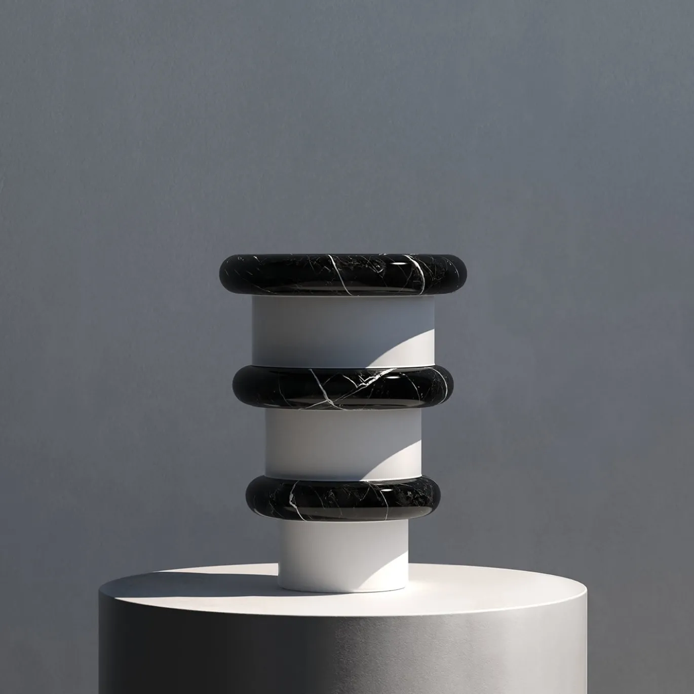 Lumière Vaso Grande Bianco