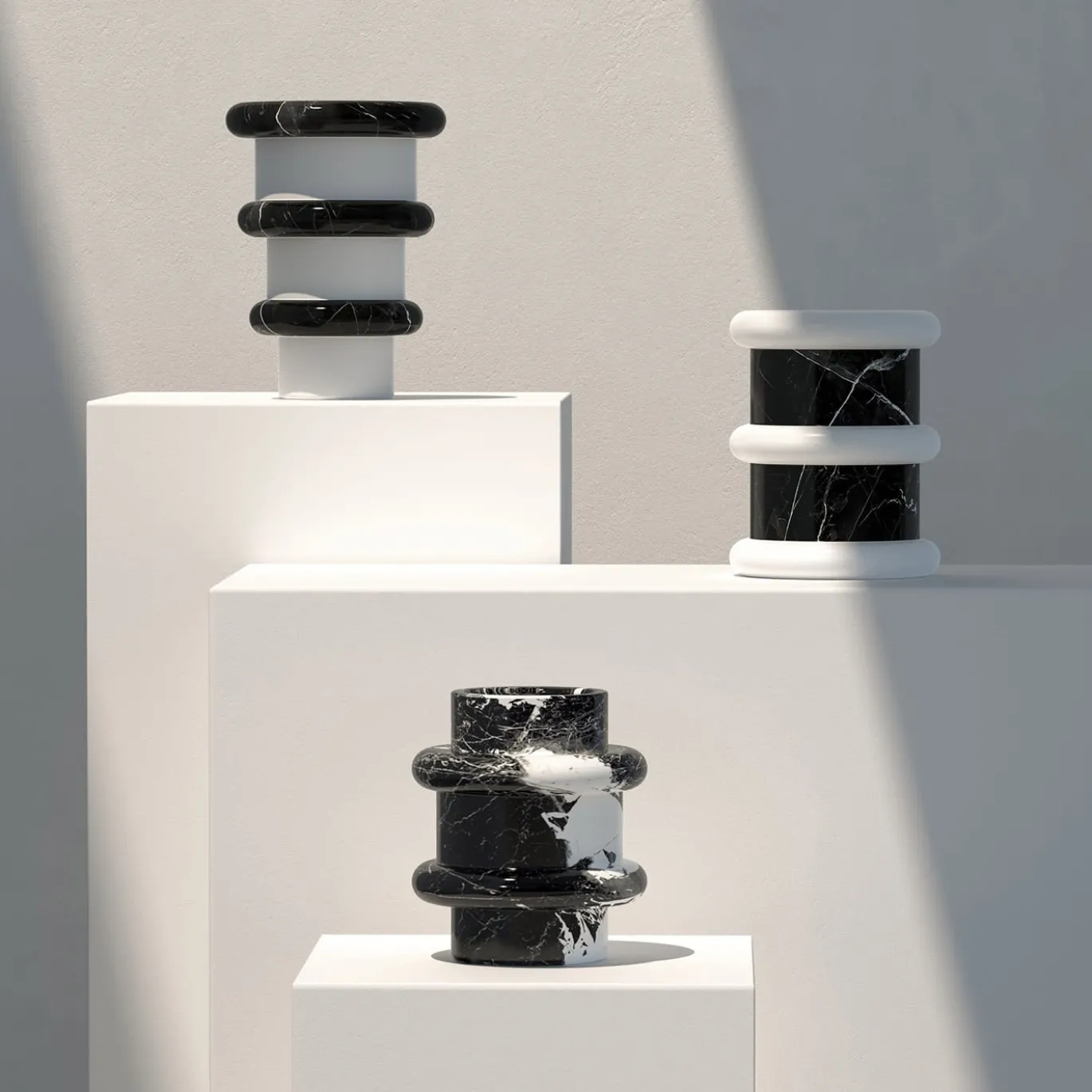 Lumière Vaso Medio Nero