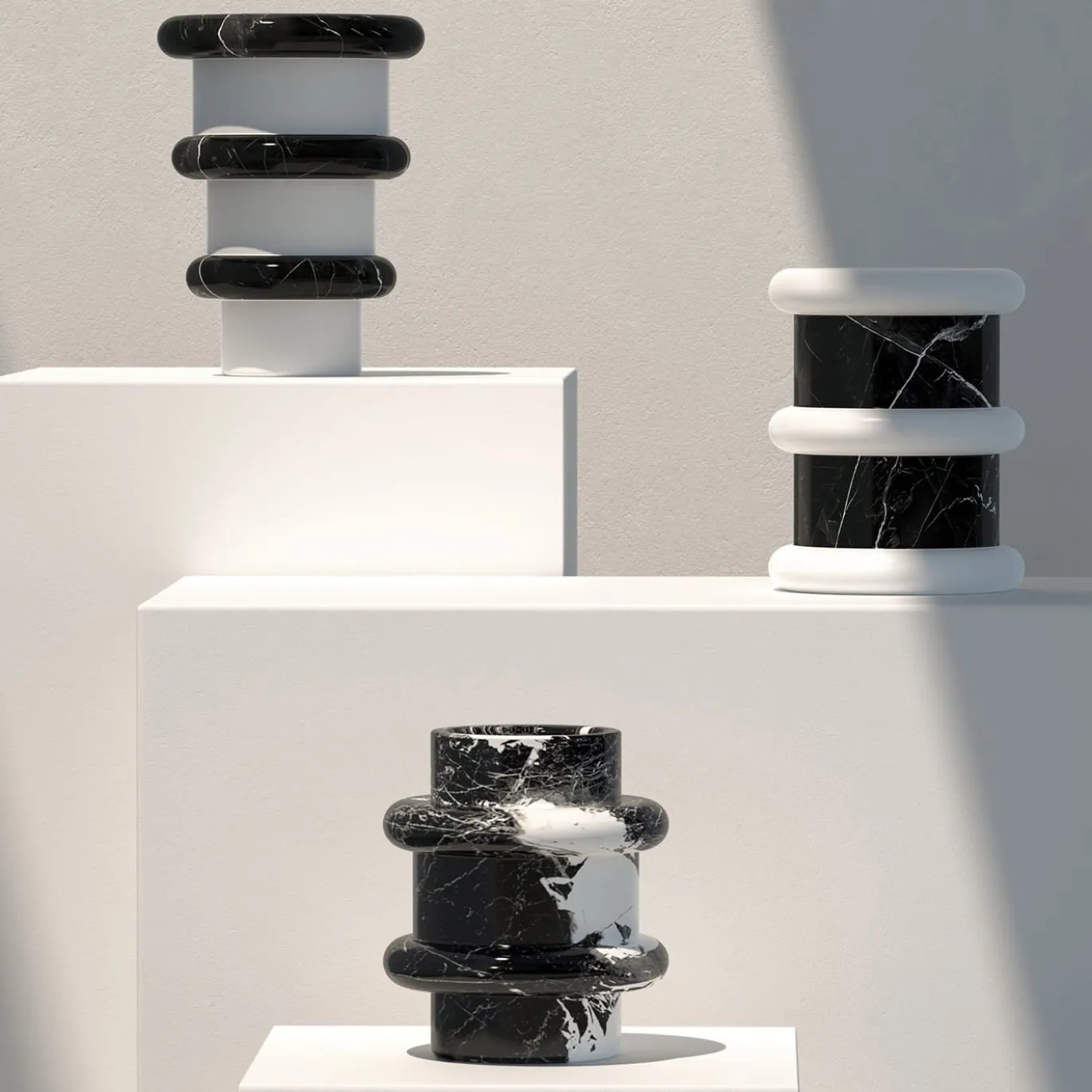 Lumière Vaso Medio Nero