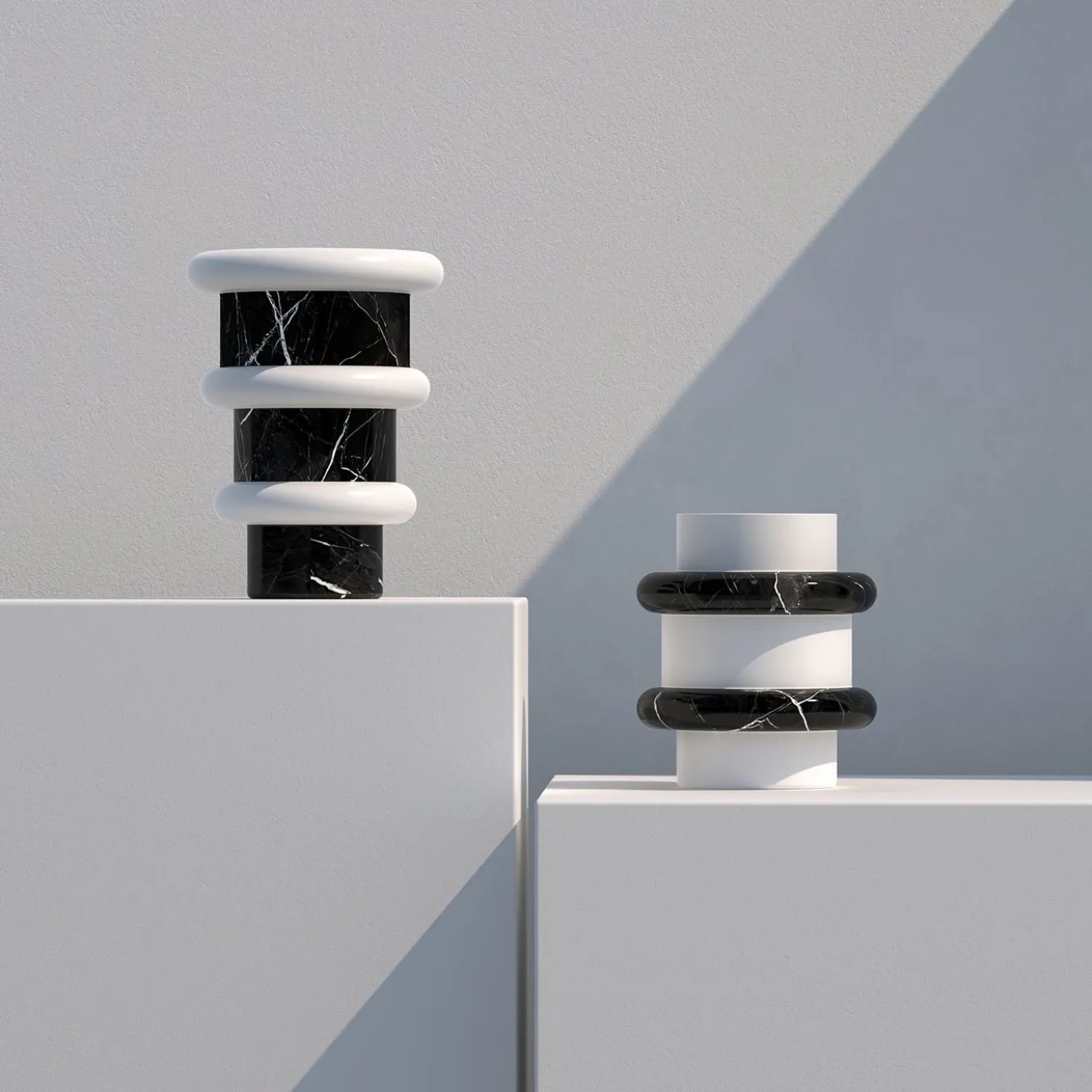 Lumière Vaso Nero Grande