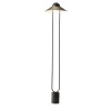 Luppiter Lampada da terra in metallo galvanizzato e nero opaco
