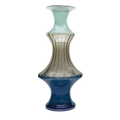Madame Vaso grande turchese/blu/taupe