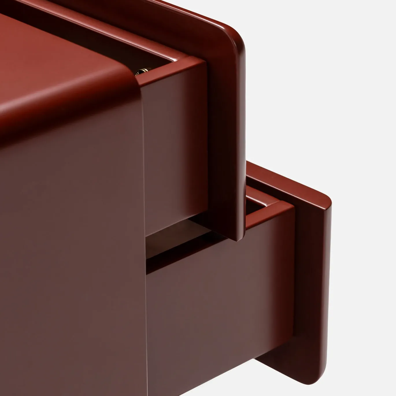 Madia Brick D in Legno Laccata Rosso Amarone