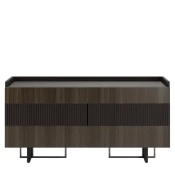 Madia Keith in legno laccato marrone