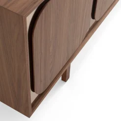 Madia Margarette a 4 ante in legno di noce Canaletto