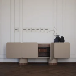 Madia Venus Greige a 4 Ante in Noce Grigio