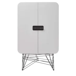 Mai Tai Armadio a 2 ante bianco-grigio