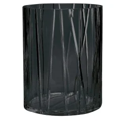 Manhattan Vaso di vetro nero grande