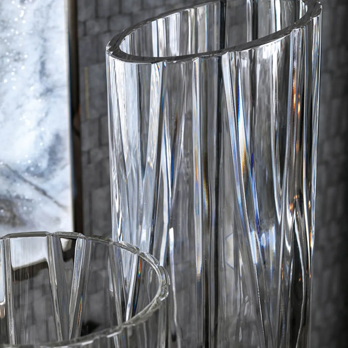 Manhattan Vaso medio in vetro trasparente